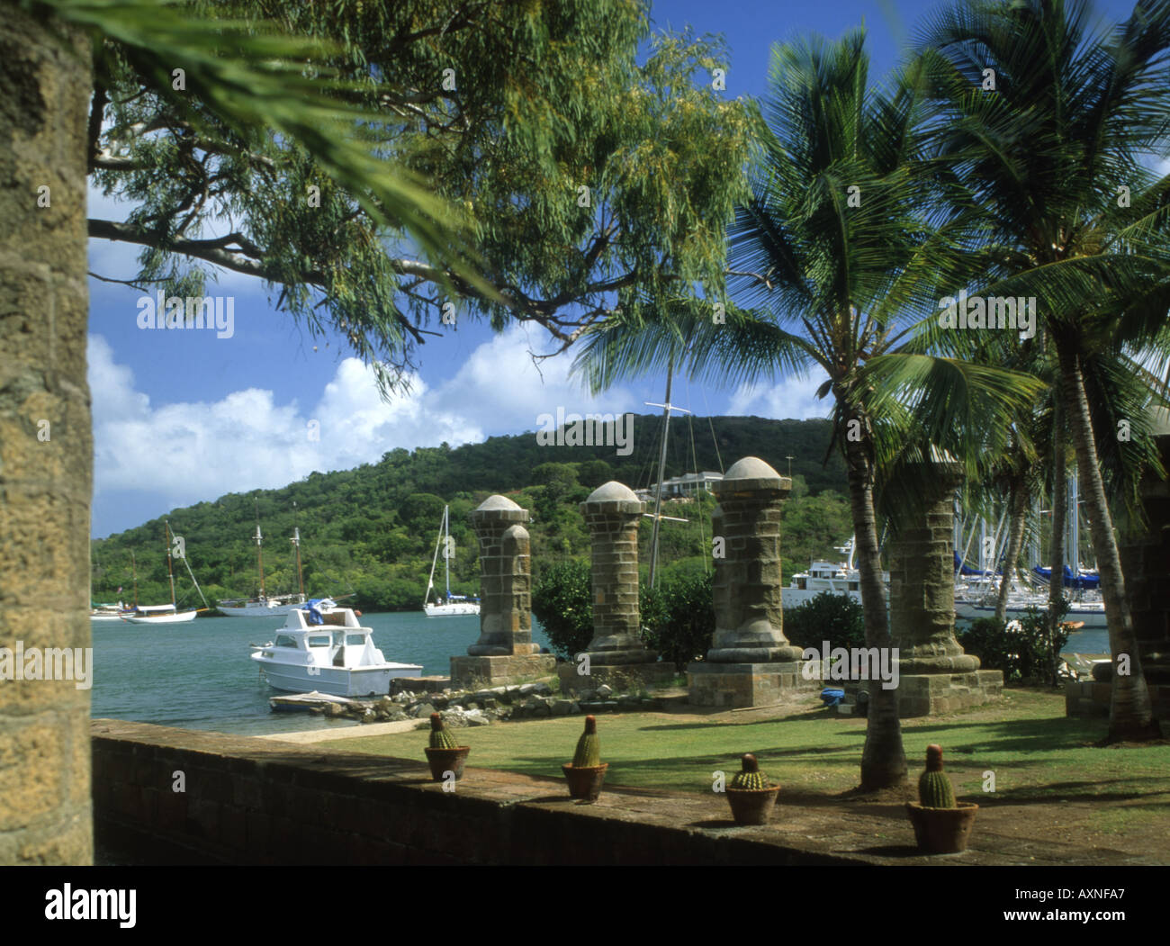 Antigua Nelsons Dockyard Stock Photo - Alamy