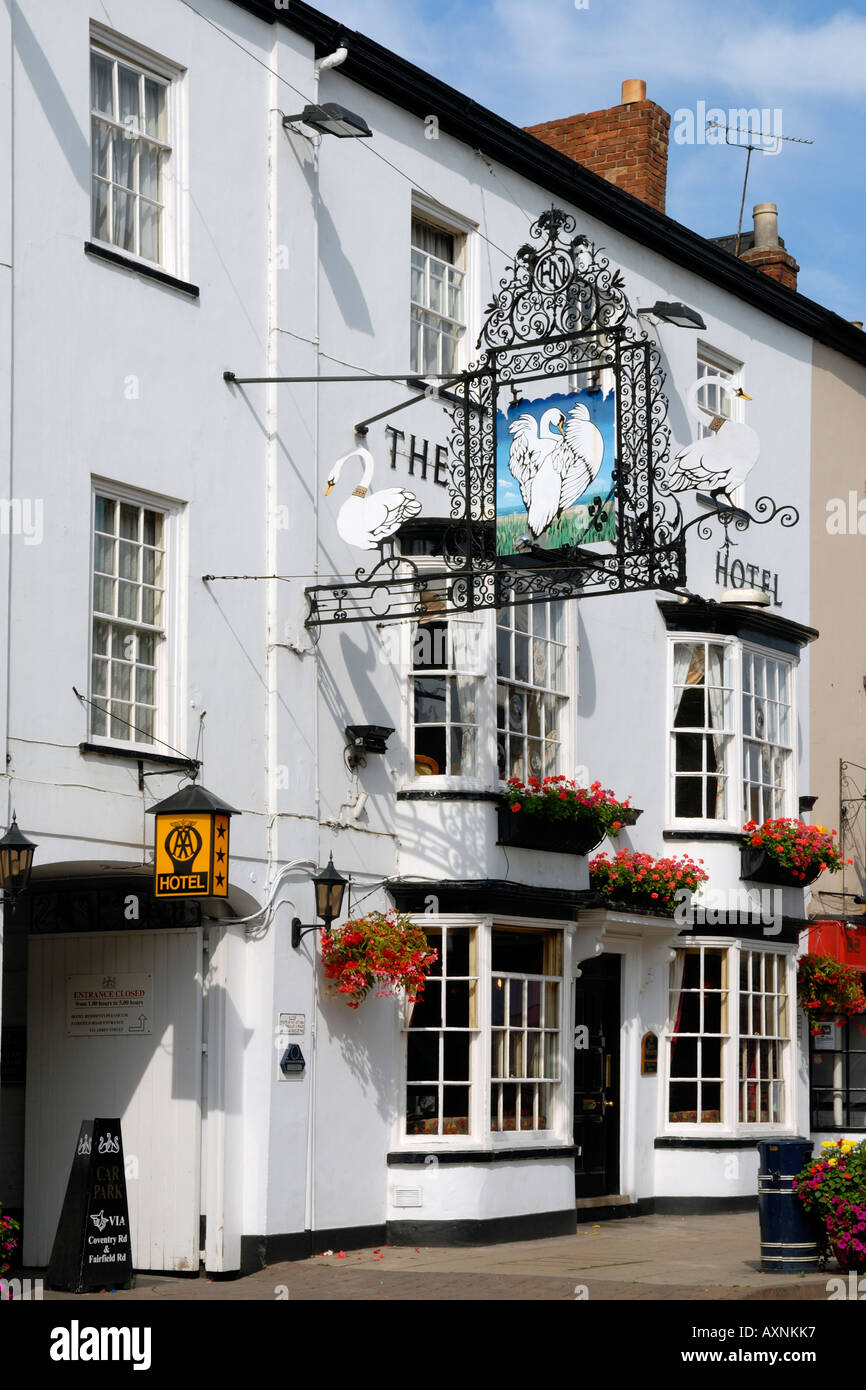Old coaching inn The Three Swans Hotel Market Harborough Leicestershire ...