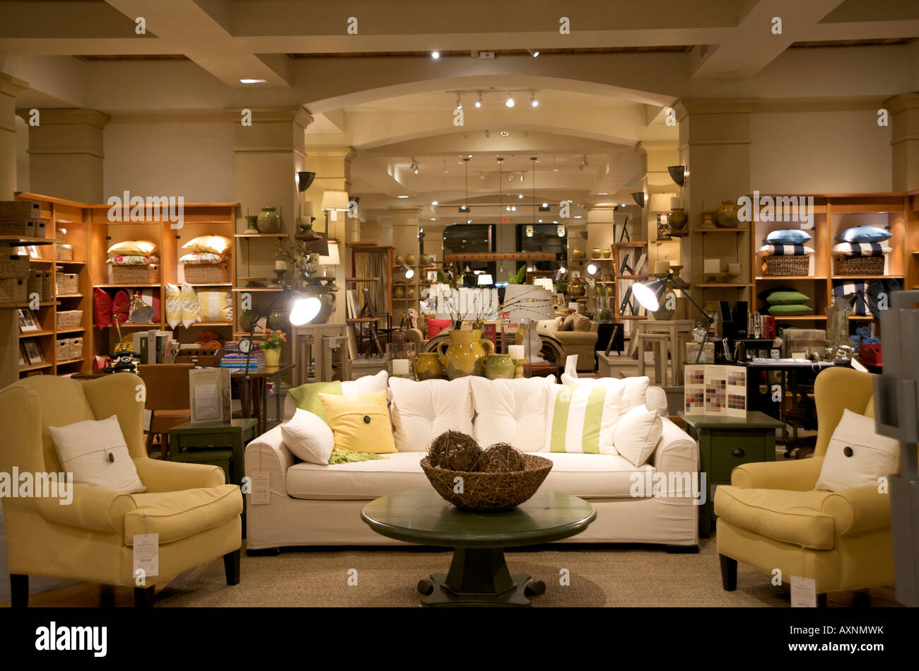 Pottery Barn Home Decor and Accessories Store, NYC Stock Photo - Alamy