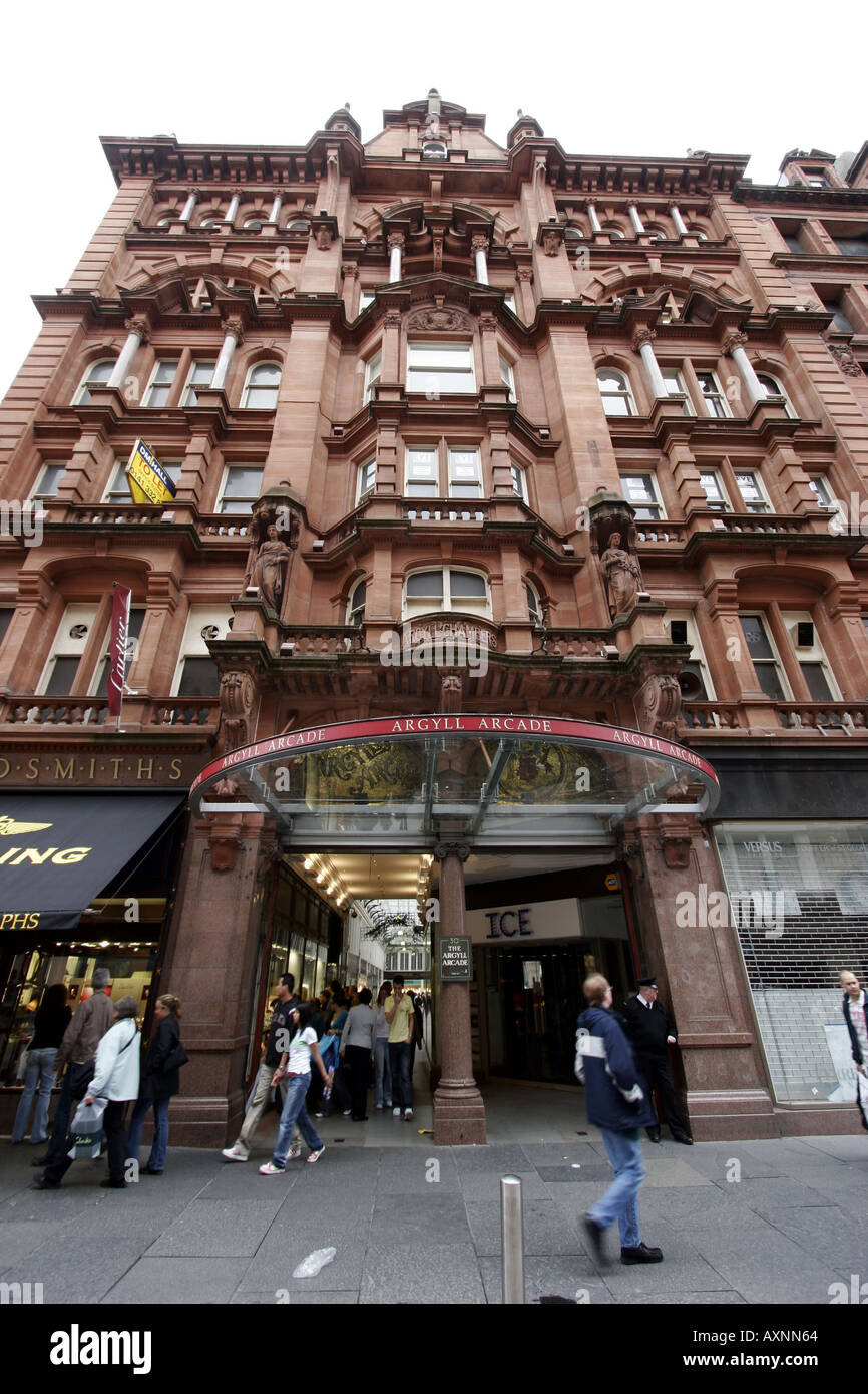 Argyll arcade gate, Glasgow, Scotland, UK Stock Photo Alamy