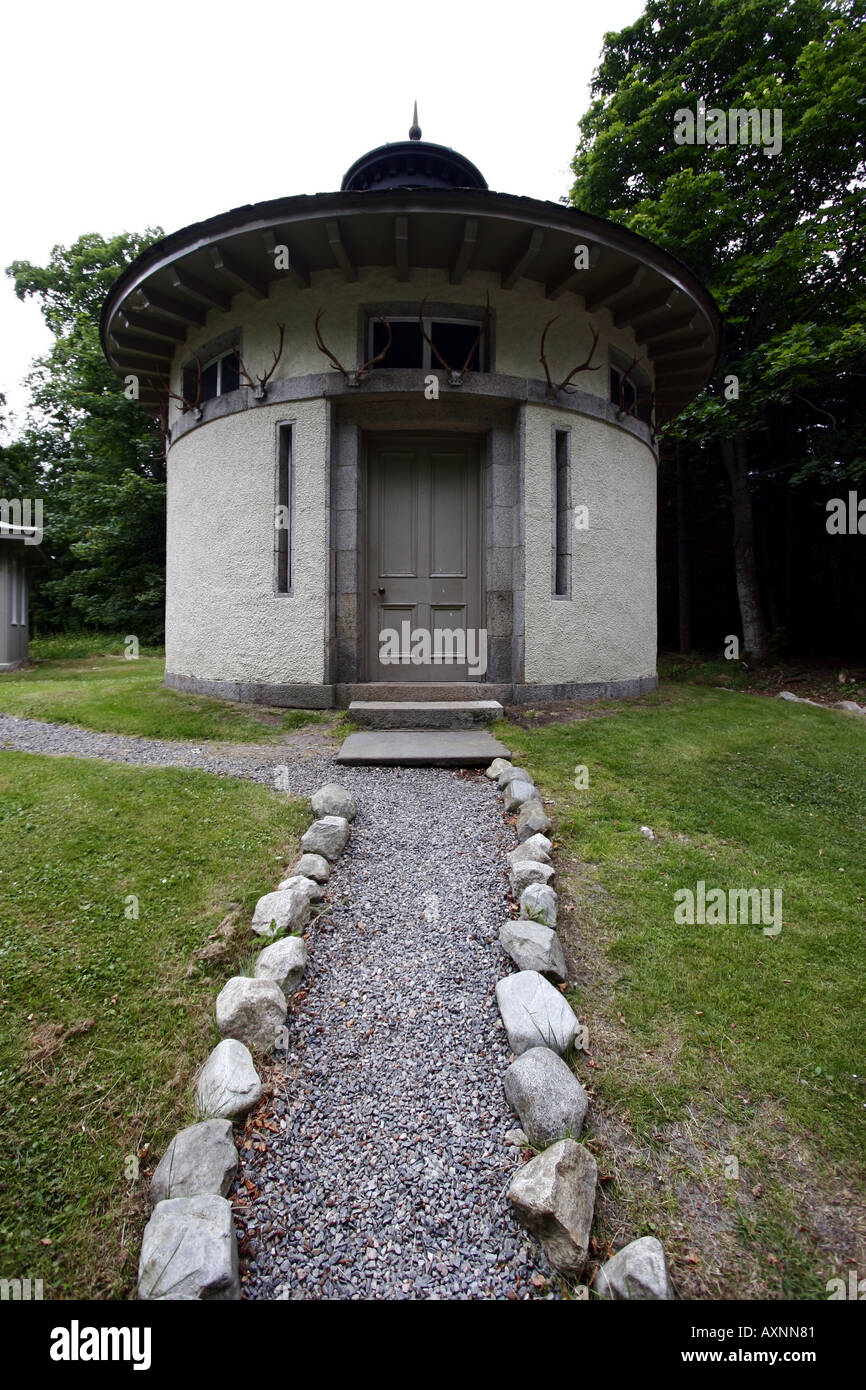 Deer hunting and slaughter house, Balmoral castle garden, Scotland, UK