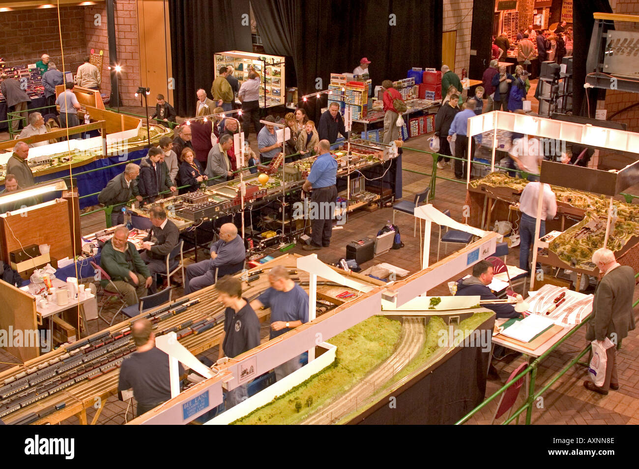 model railway exhibition Stock Photo Alamy