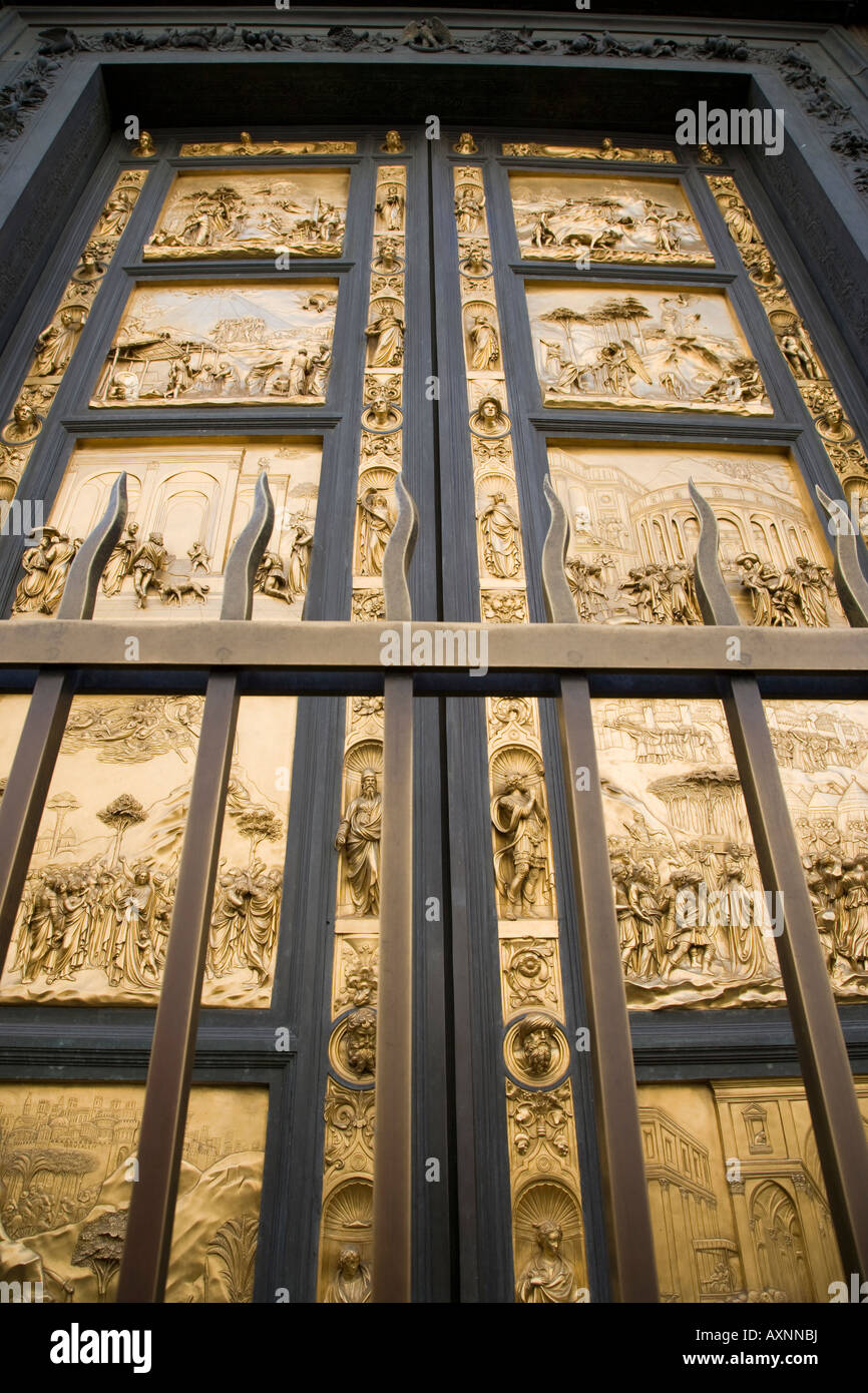 Bronze Doors Of The Baptistery Of San Giovanni Florence Italy