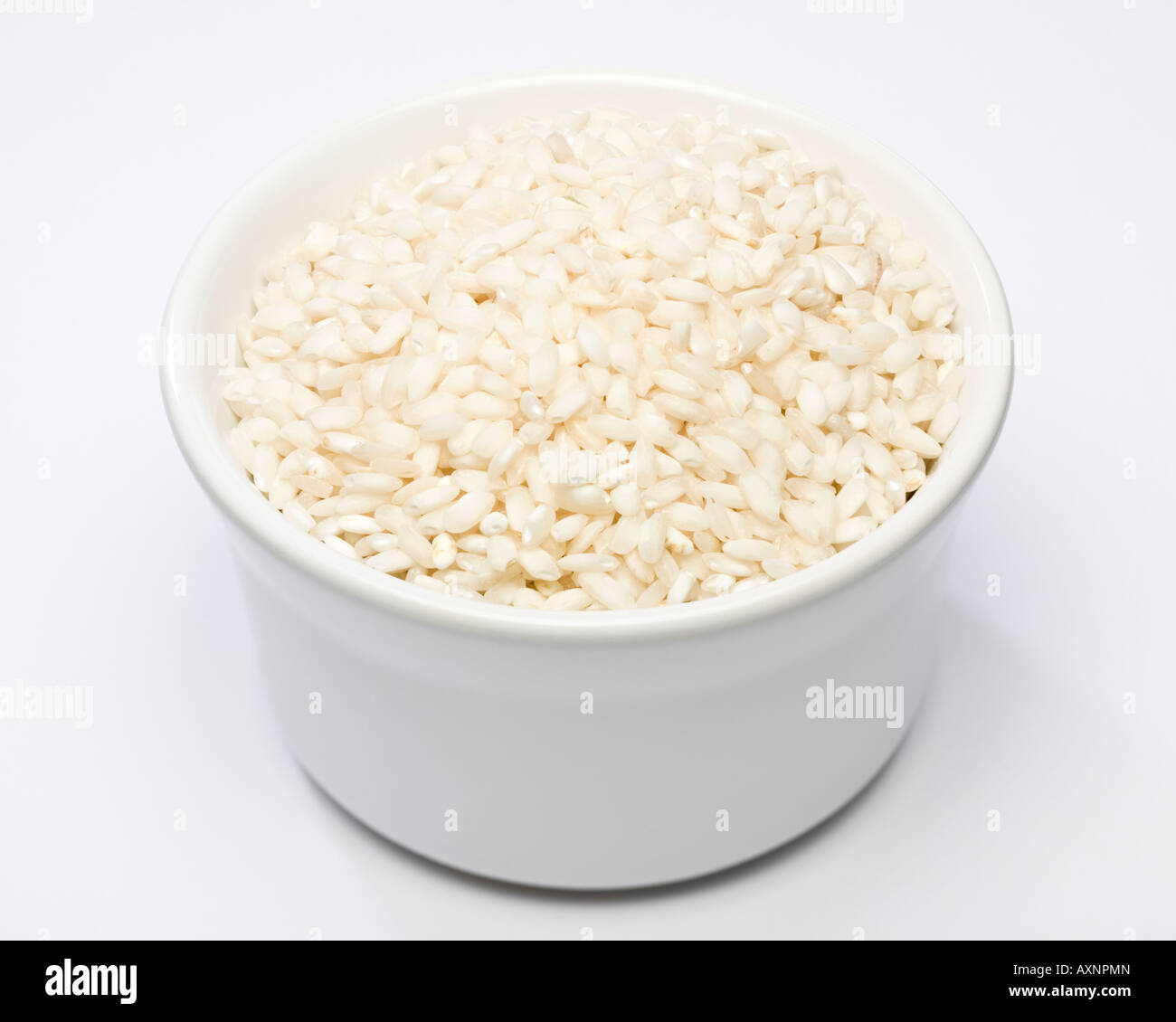 Arborio Risotto rice in a white bowl Stock Photo Alamy