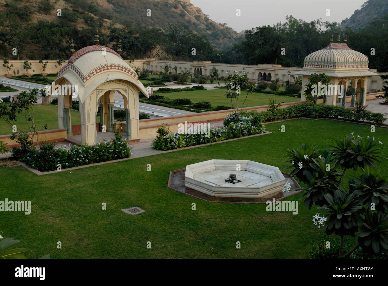 Gazebo in the The 18th Century Vidyadhar Garden near Jaipur Rajasthan