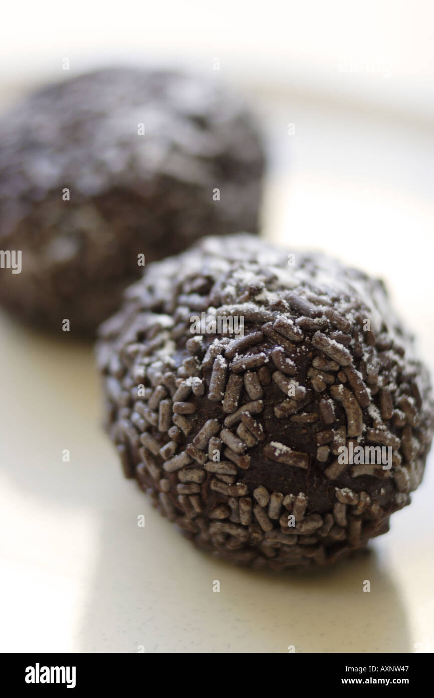 Rum Balls Stock Photo