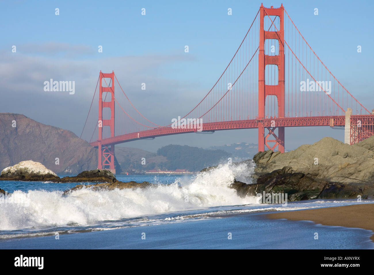 Golden Gate Bridge San Francisco from Baker Beach Stock Photo - Alamy