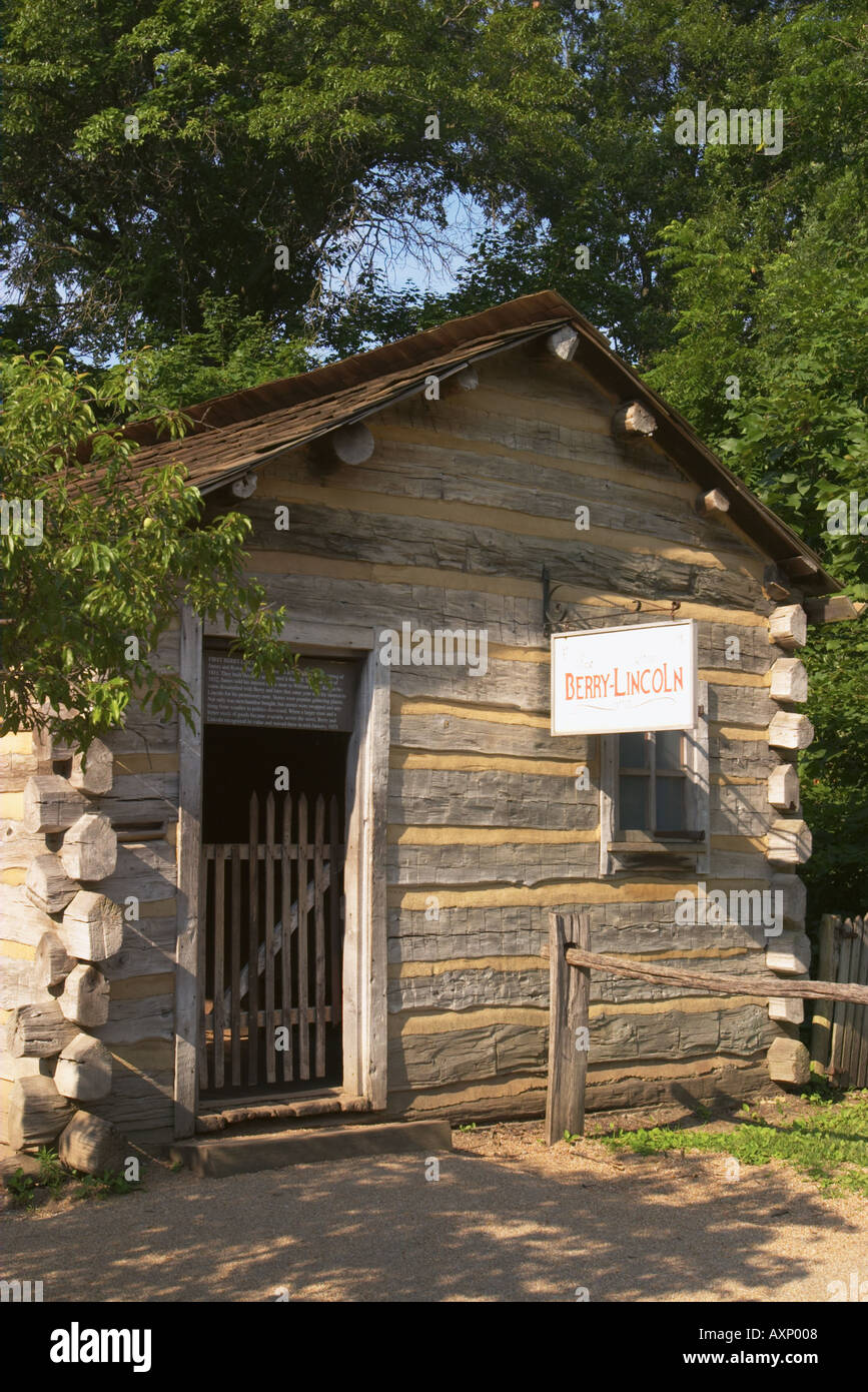 ILLINOIS New Salem Store in village where Abraham Lincoln lived as young adult Berry Lincoln
