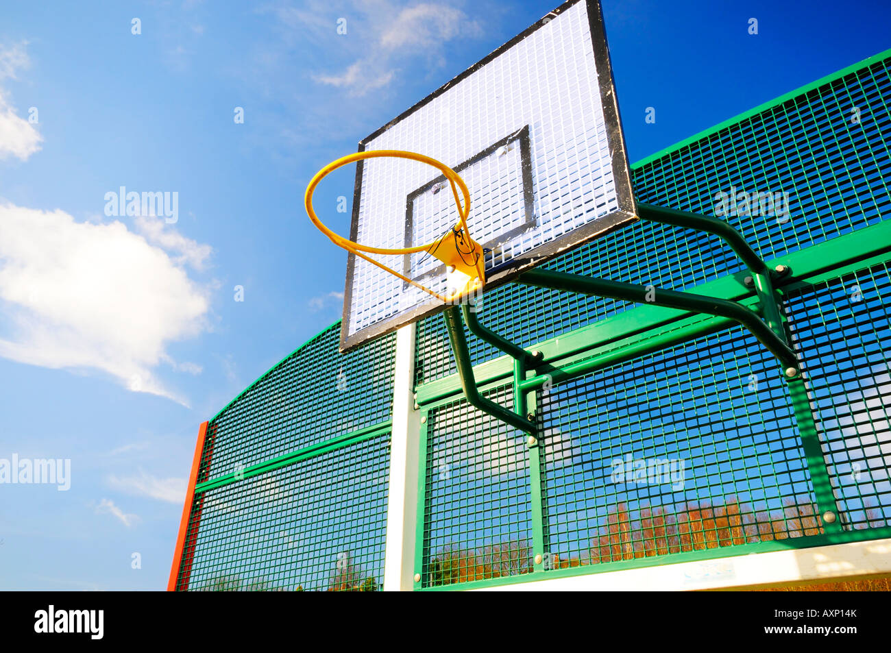 Colourful Basketball hoop Stock Photo Alamy