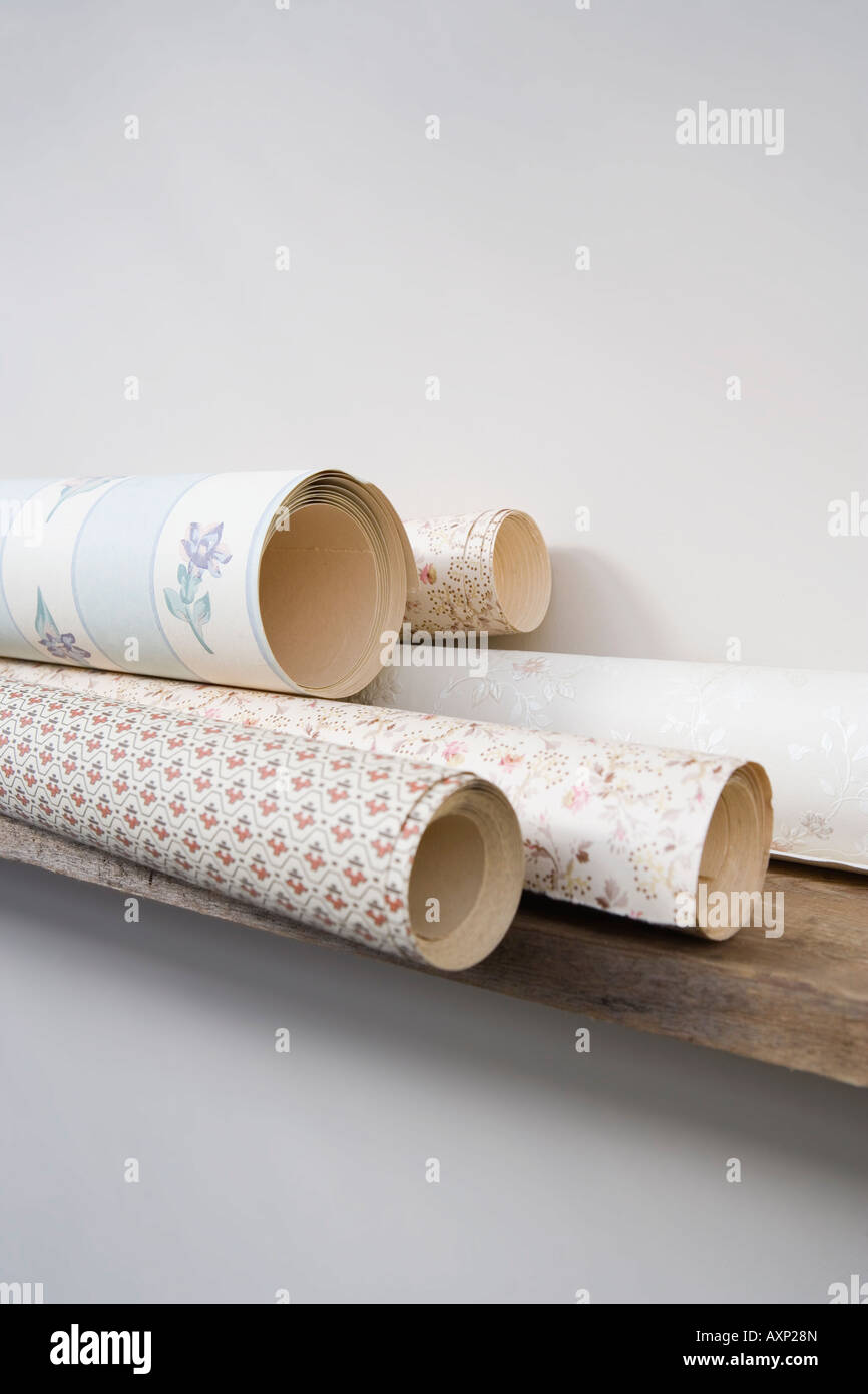 Wallpapering.Wallpaper rolls Stock Photo by ©denizo 86356912