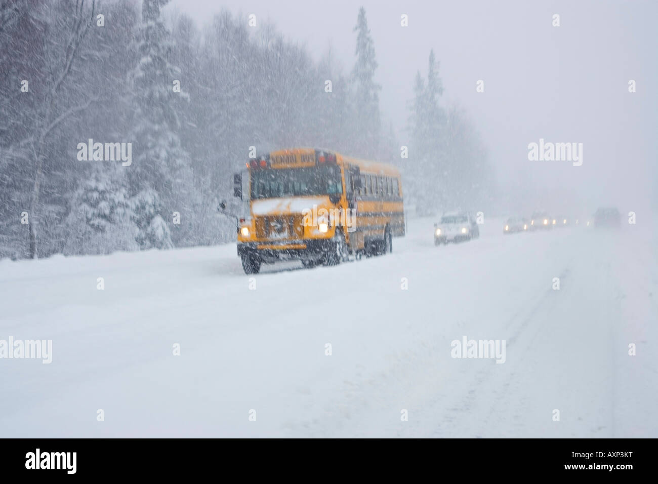 Alaska anchorage snowstorm hires stock photography and images Alamy