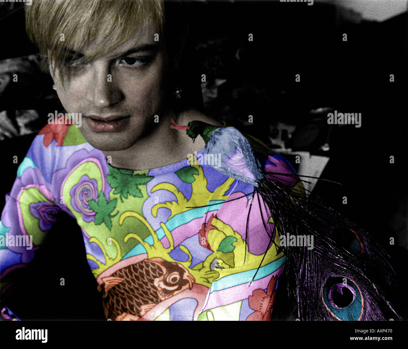 Wearing a colored shirt hi-res stock photography and images - Alamy