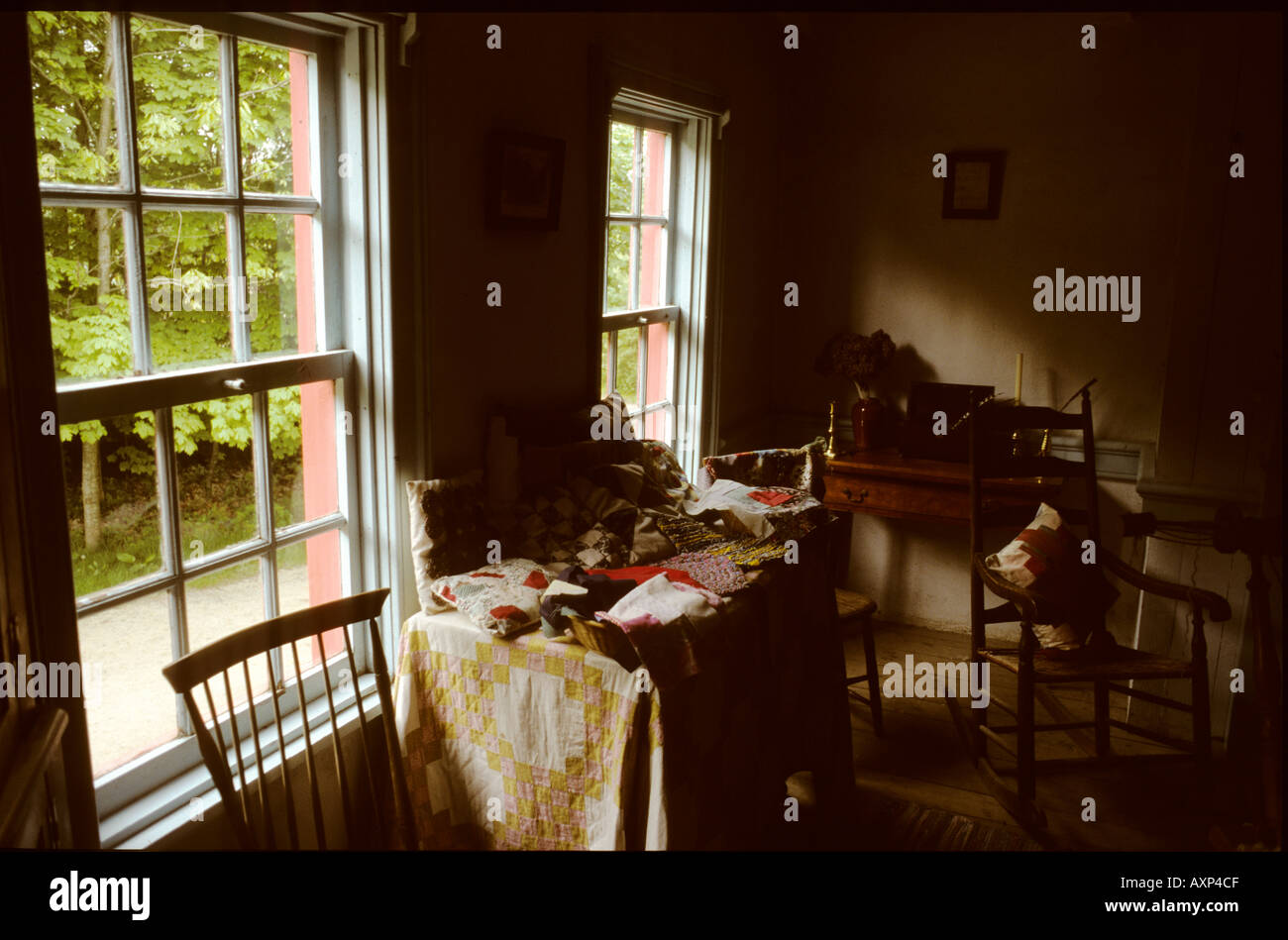 An interior at the  American Folk Museum   Omagh  Northern Ireland Stock Photo