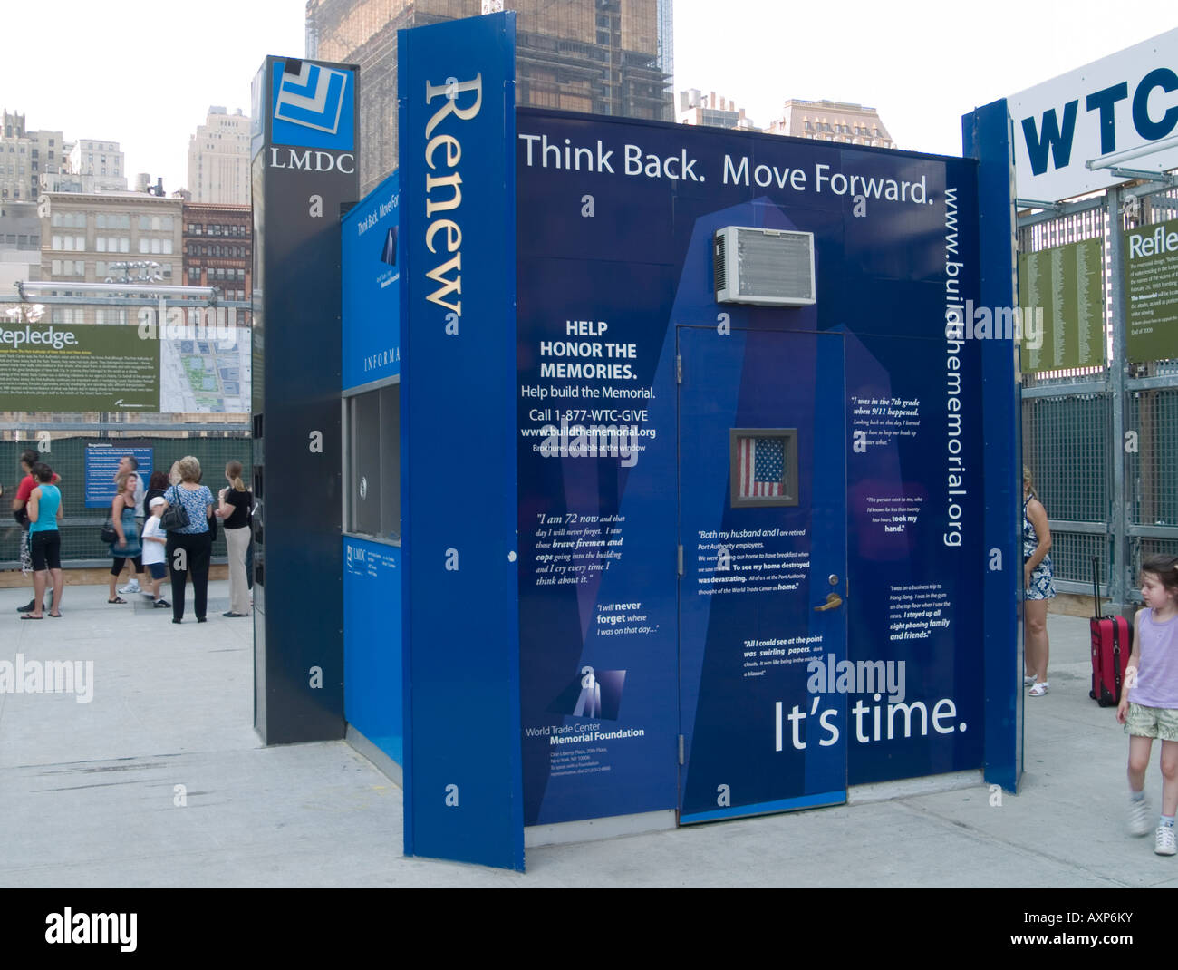 The Ground Zero site in the New York City USA Stock Photo - Alamy