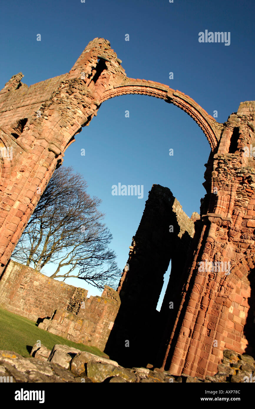 Lindisfarne Priory Holy Island Northumberland England Stock Photo