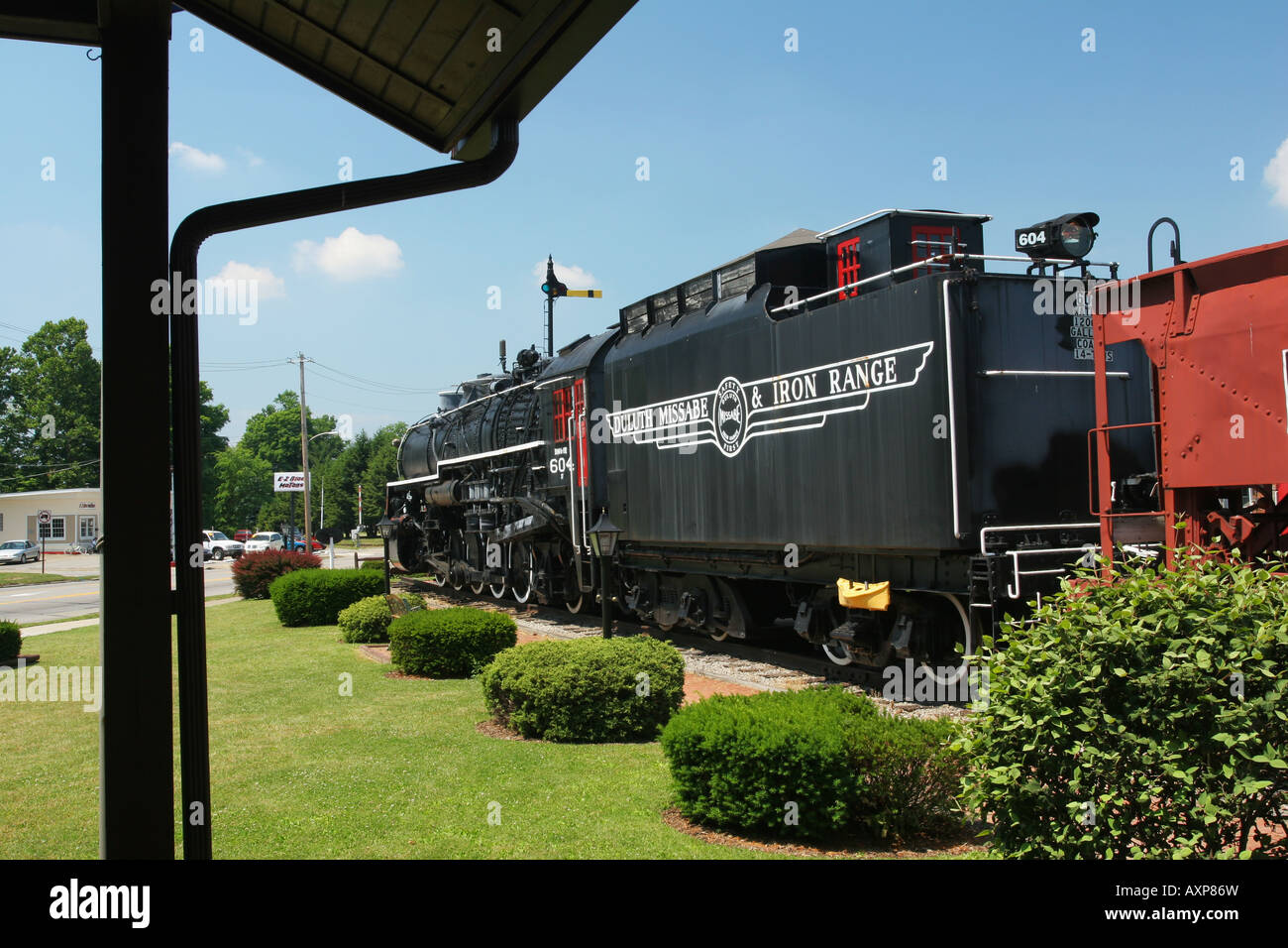 Greenville Railroad Park and Museum Greenville Pennsylvania Stock Photo