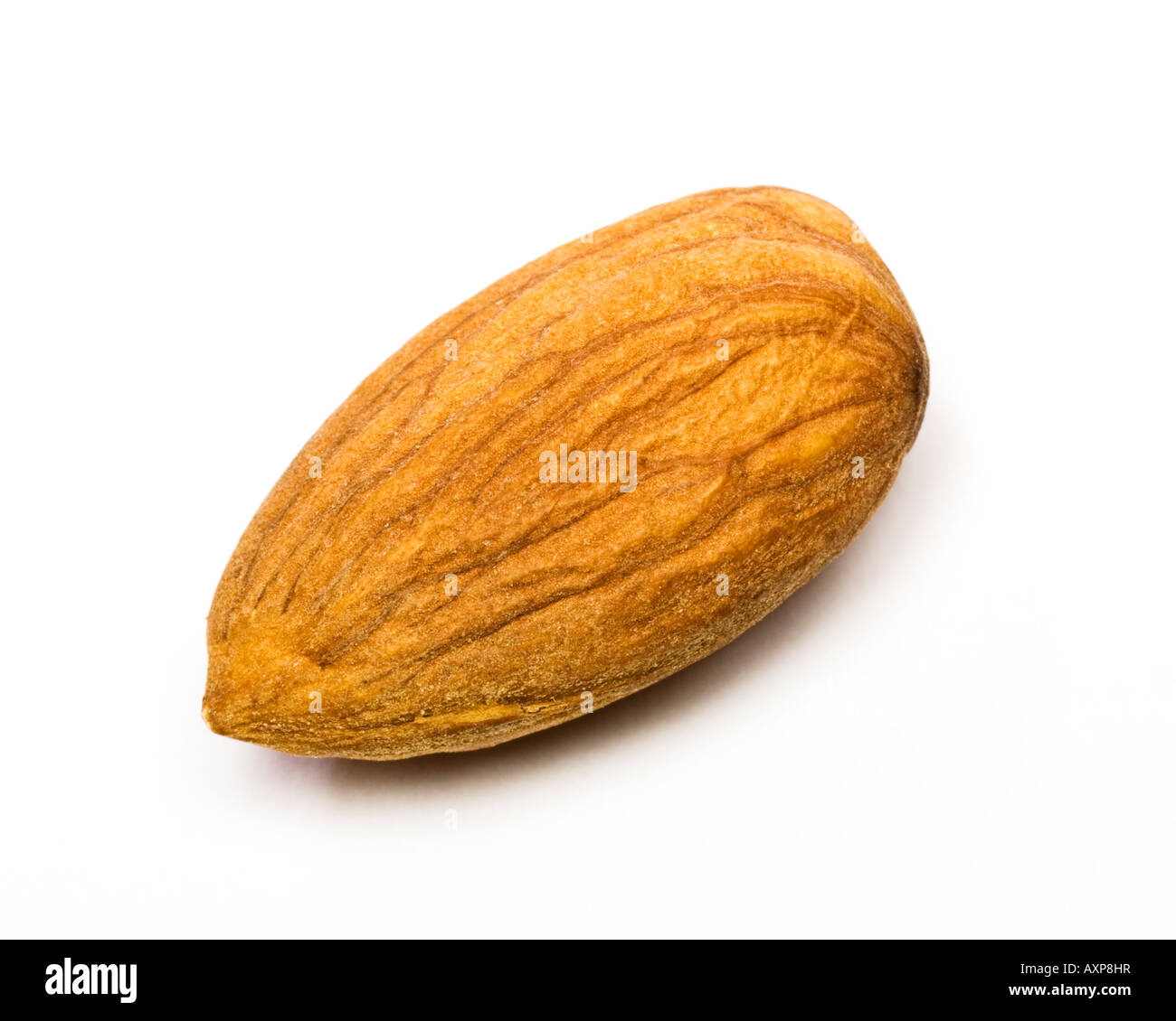Almond nut kernel close up Stock Photo