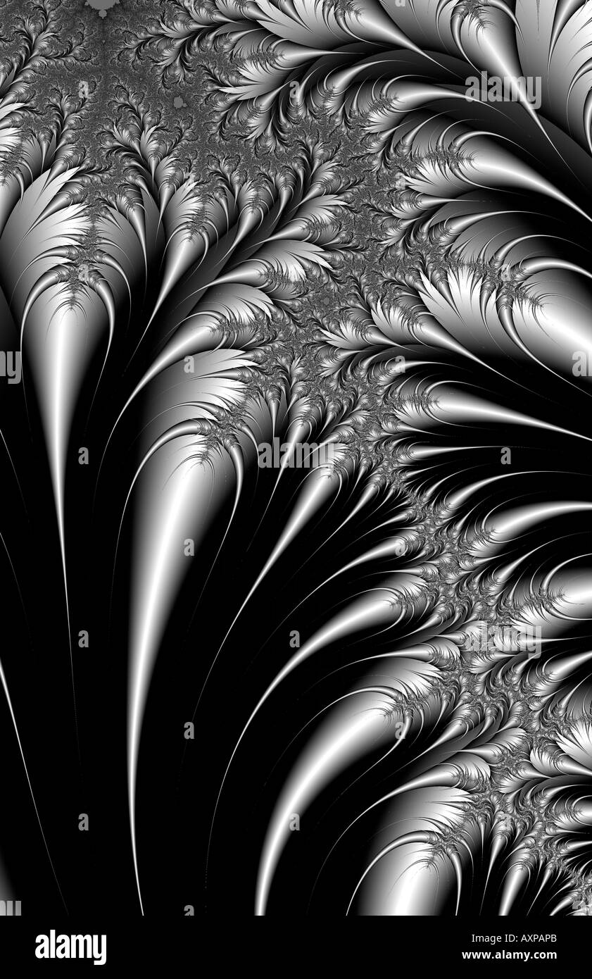 Silver and black abstract Stock Photo Alamy