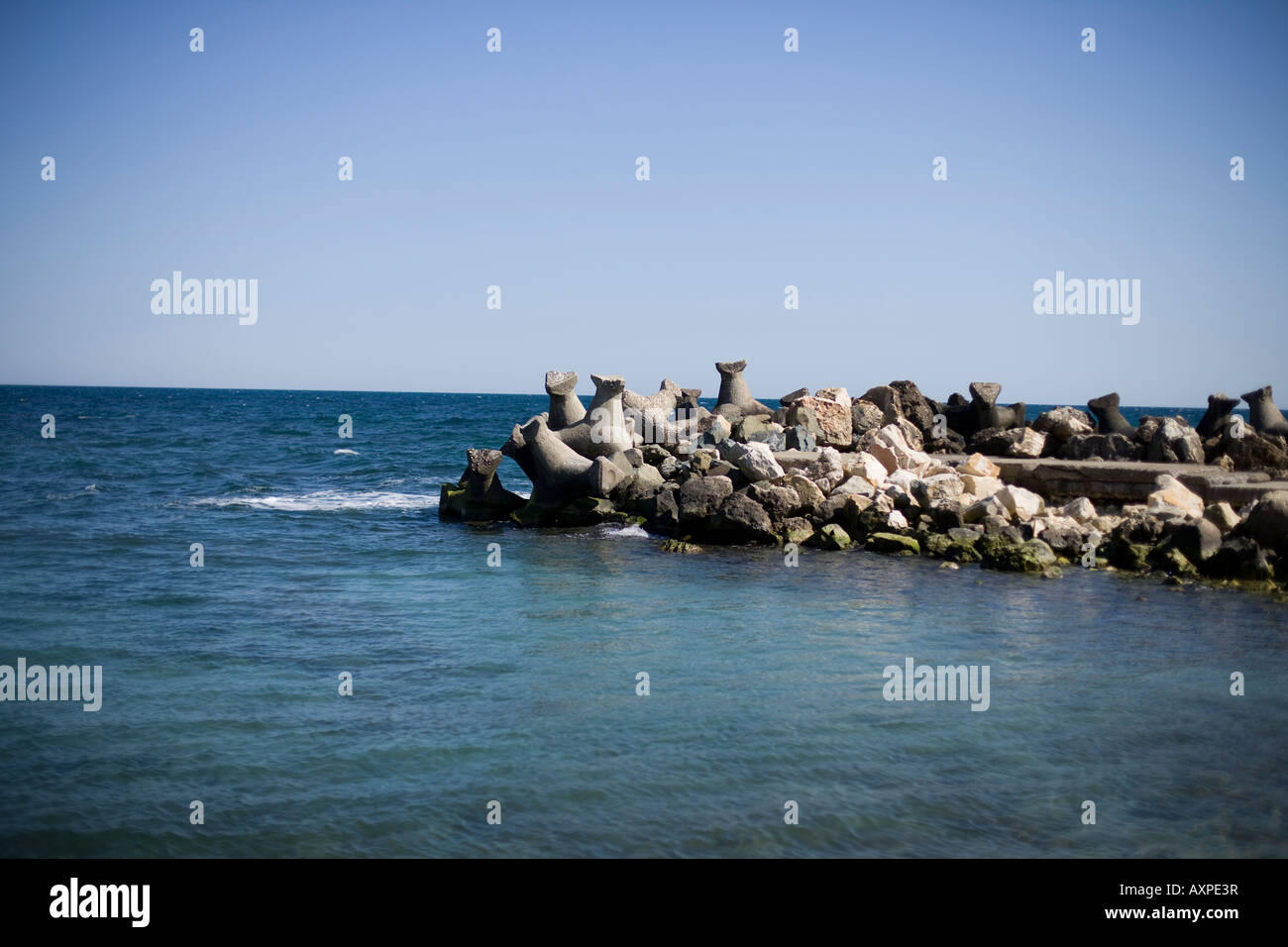 sea shore with rocks Stock Photo - Alamy