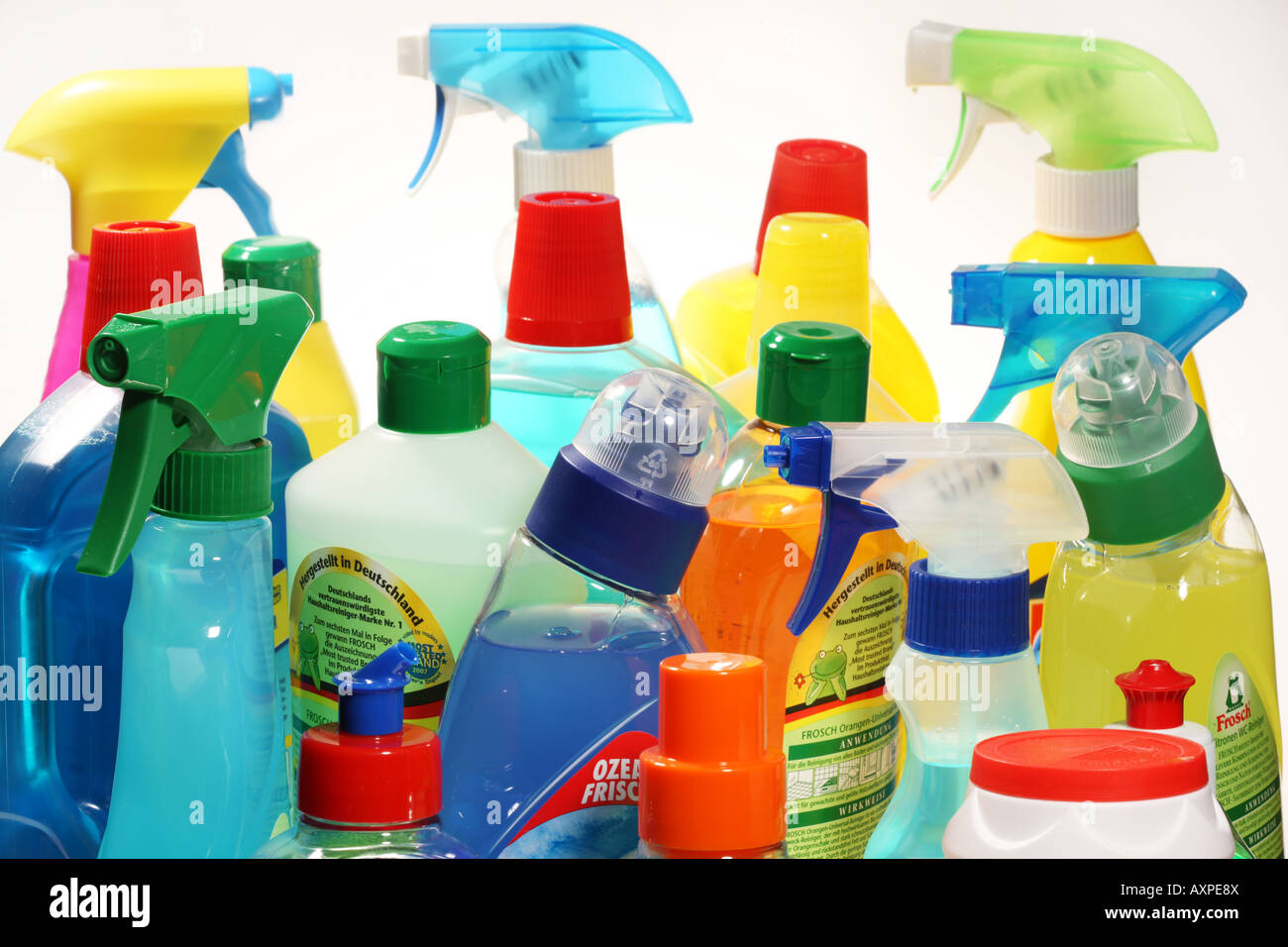Cleaning Agent Bottles High Resolution Stock Photography And Images Alamy