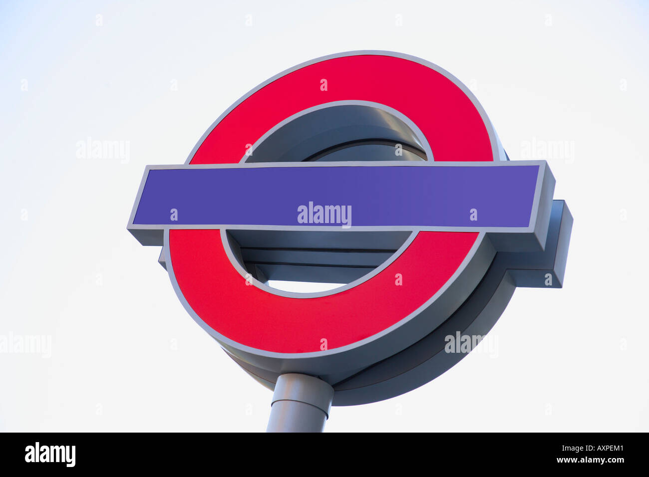 A round sign Stock Photo - Alamy