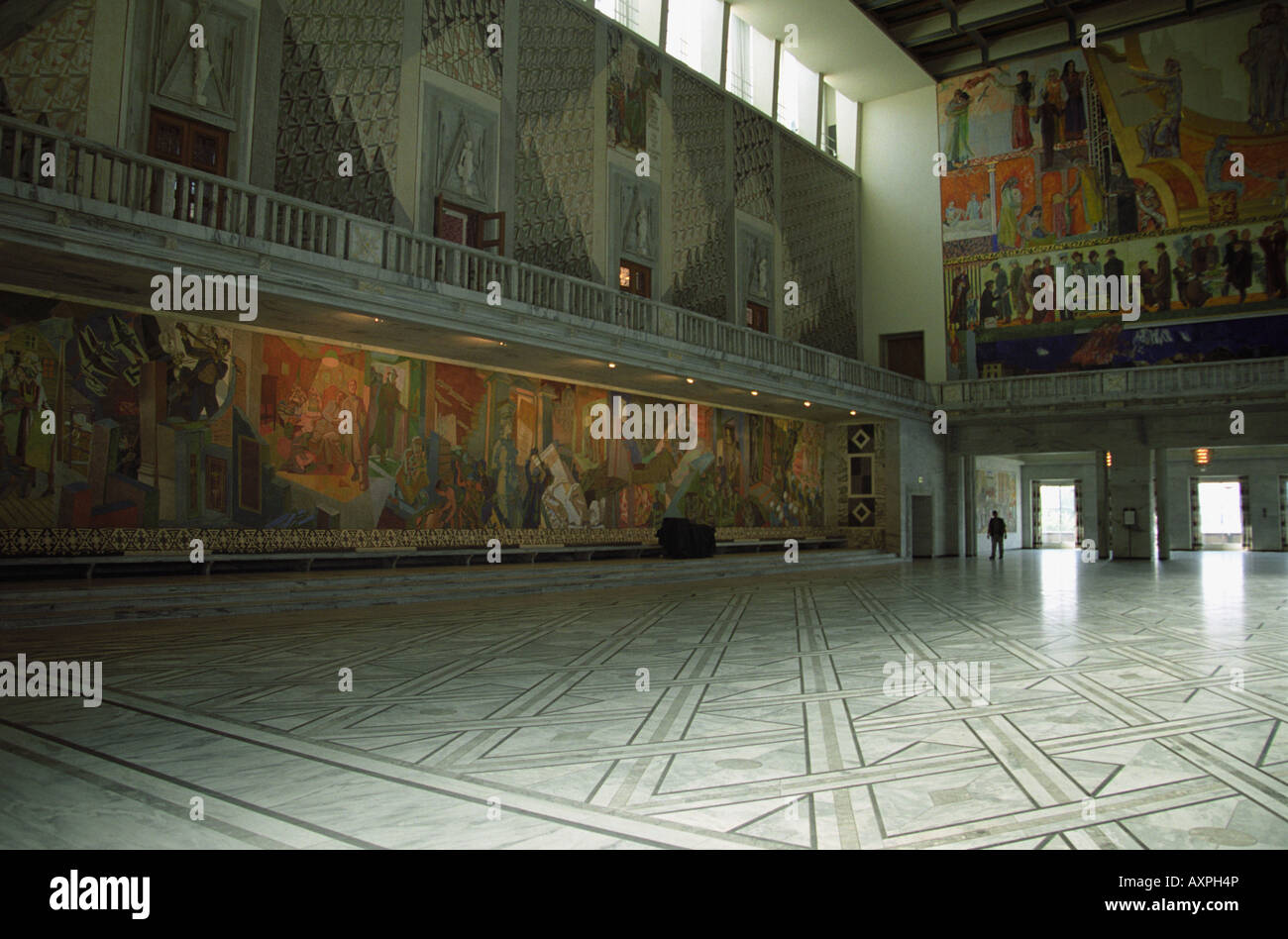 Norway. Oslo. Interior of City Hall the Radhus venue of Nobel Peace ...