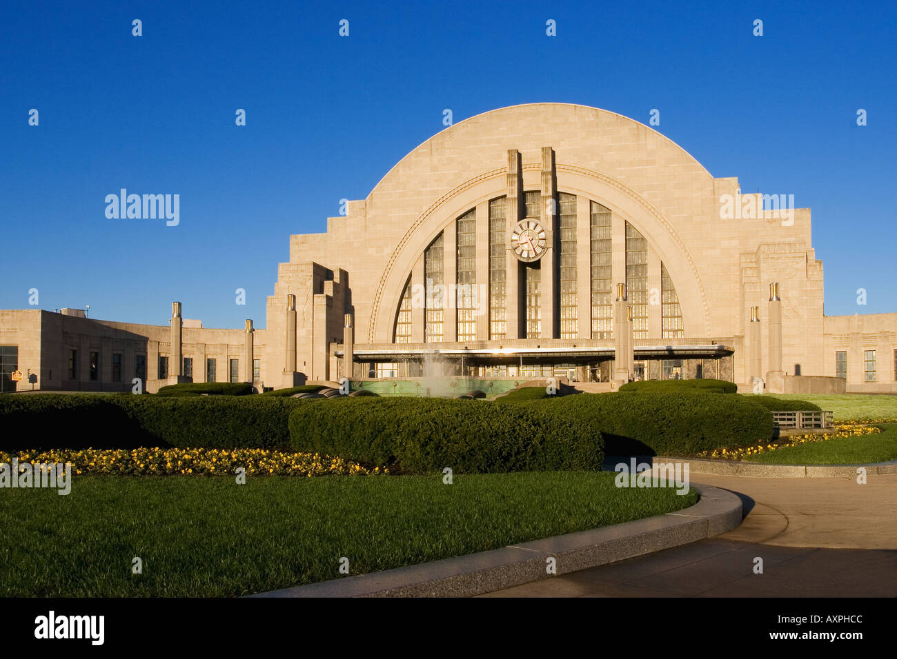 Union Terminal home of the Cincinnati natural History Museum Cincinnati Ohio United States Stock