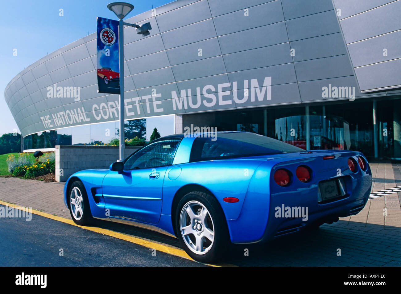 The National Corvette Museum in Bowling Green Kentucky United States Stock Photo