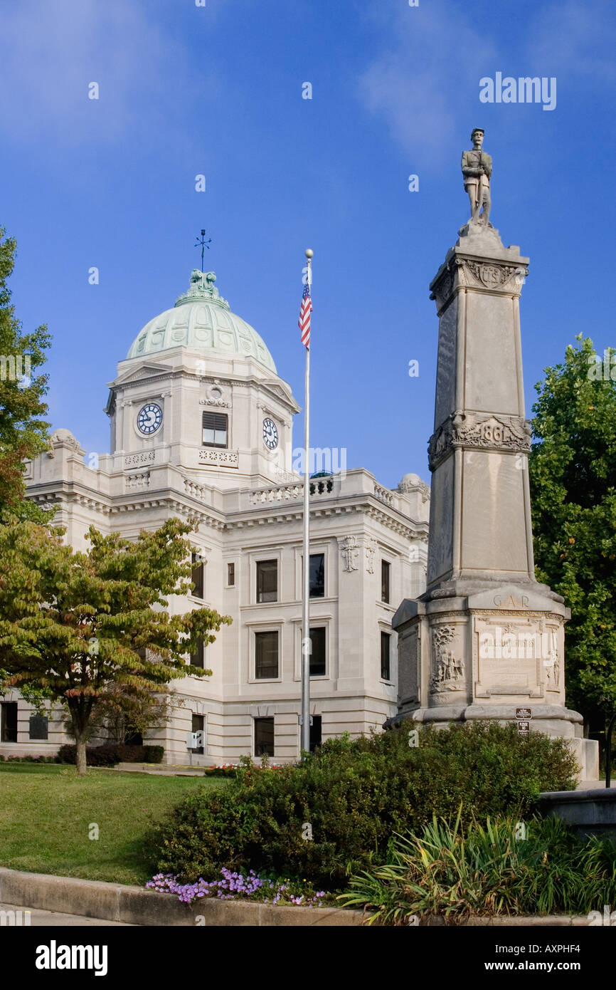 Monroe County Courthouse in Bloomington Indiana United States Stock