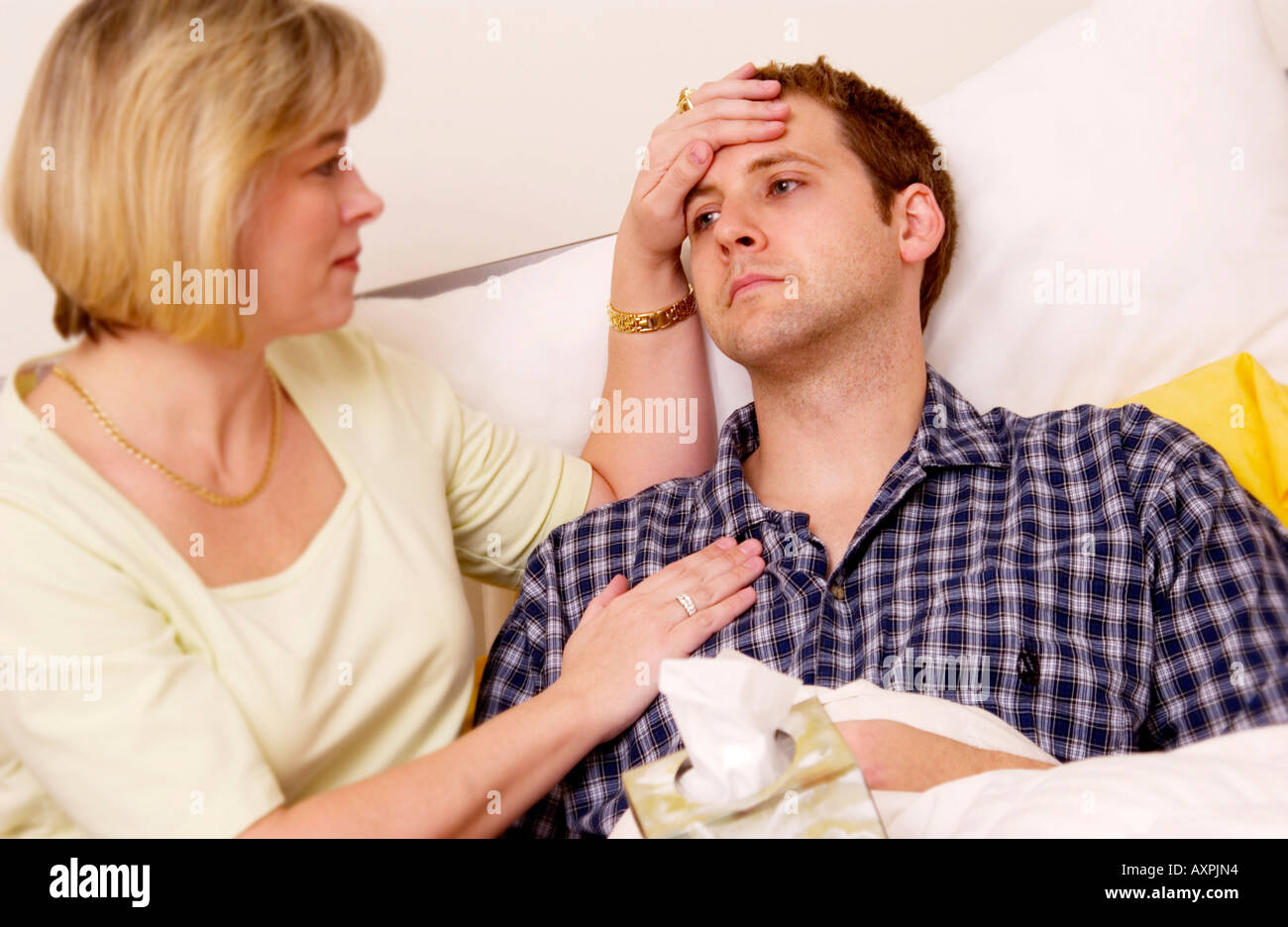 Sick Partner Sick spouse hi-res stock photography and images - Alamy