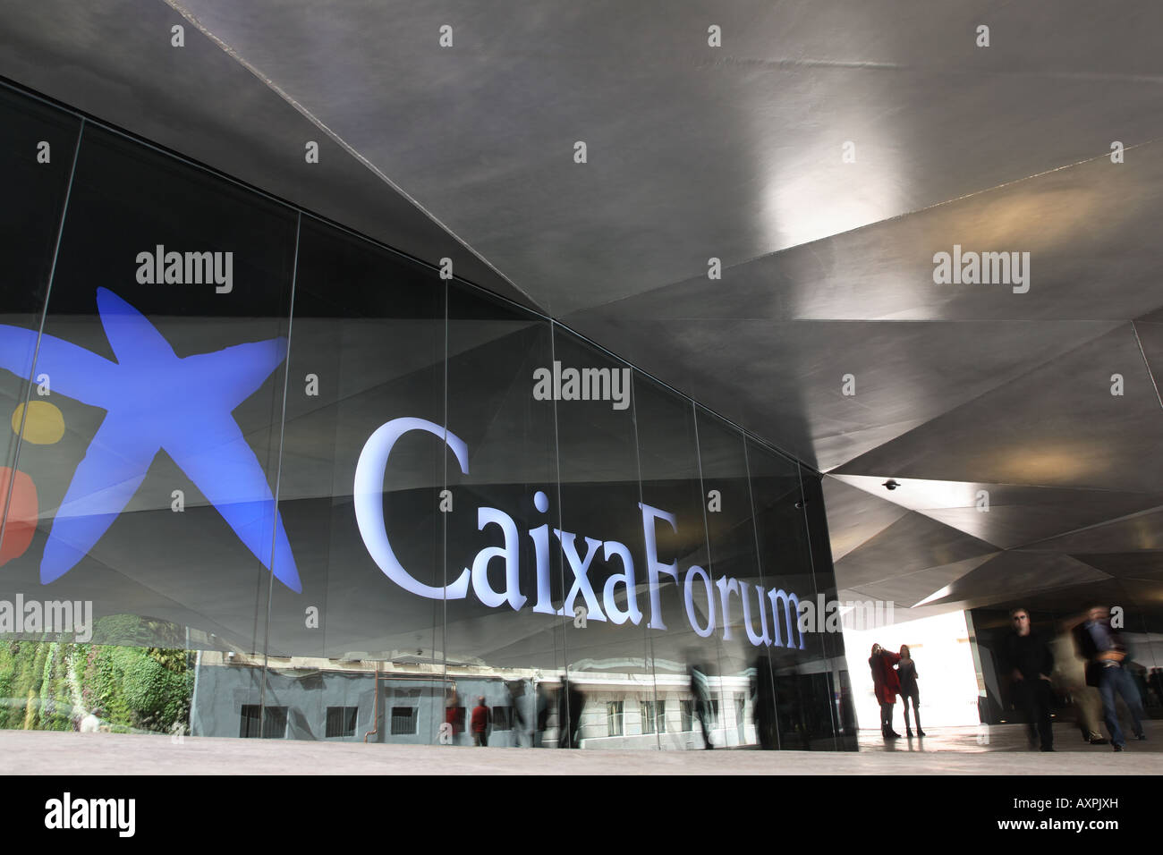 Caixa Forum Art Museum, Madrid, Spain Stock Photo