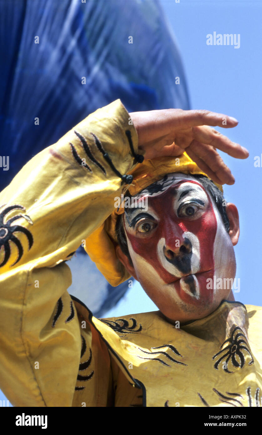 A performer dressed as Monkey King. 18 Sep 2005 Stock Photo