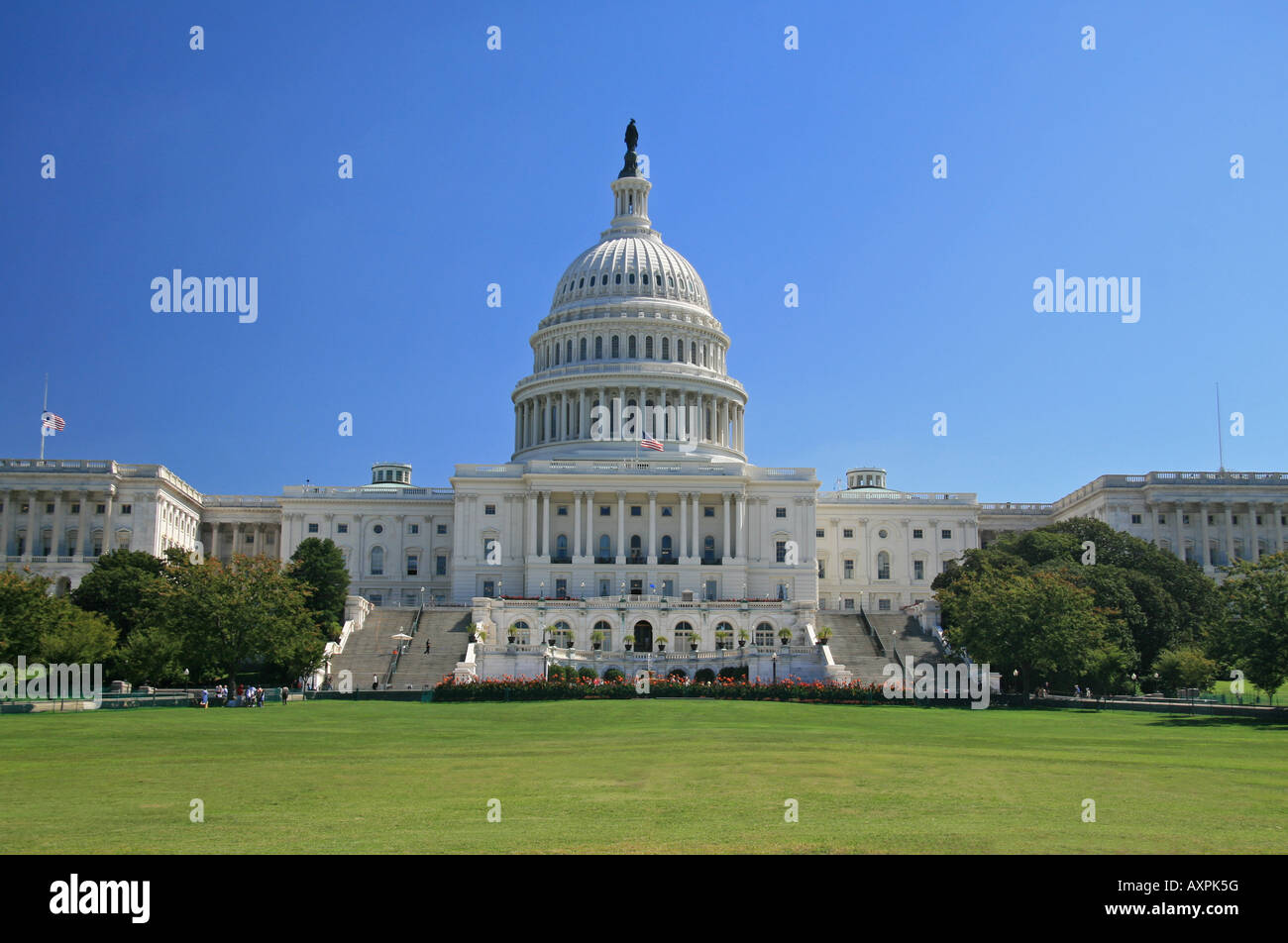 The western elevation of the US Capitol Building, Washington DC Stock Photo: 16896939 - Alamy