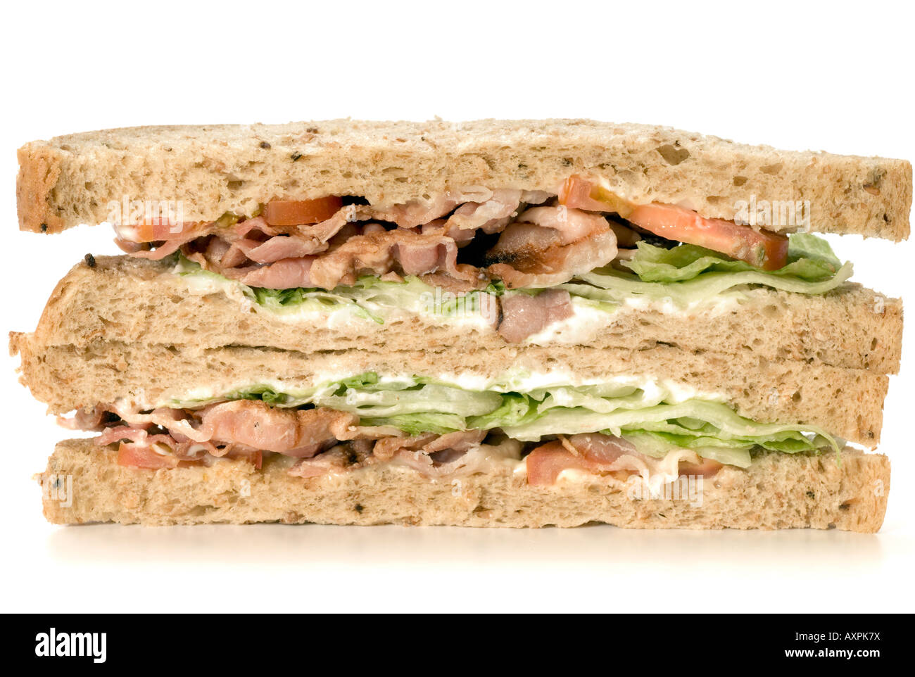 Bacon lettuce and tomato sandwich Stock Photo Alamy