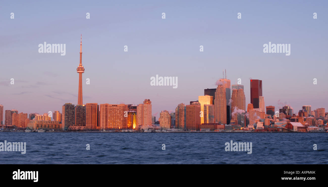 CN Tower and Toronto skyline in morning light Stock Photo - Alamy
