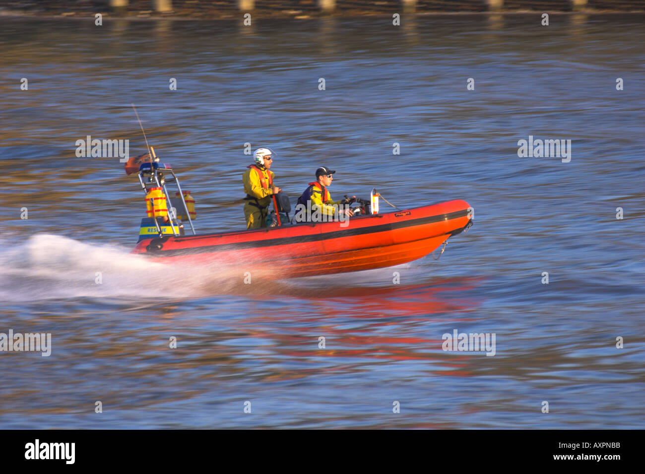 UK England London rescue launch Stock Photo - Alamy