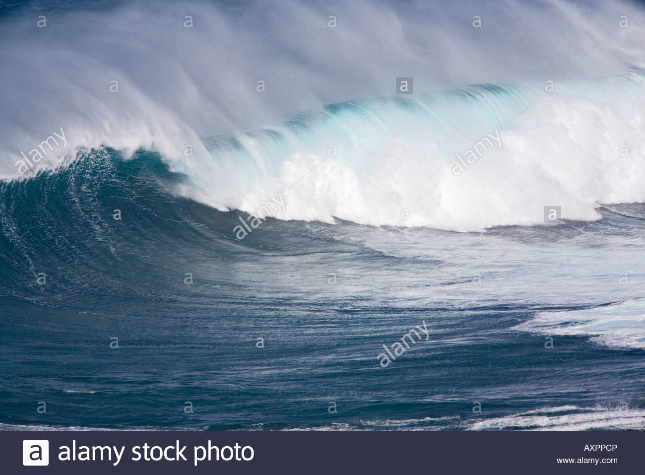 Big Wave Surfing Spot Called Jaws On The Island Of Maui In Big Wave Surfing Spot Called Jaws On The Island Of Maui In