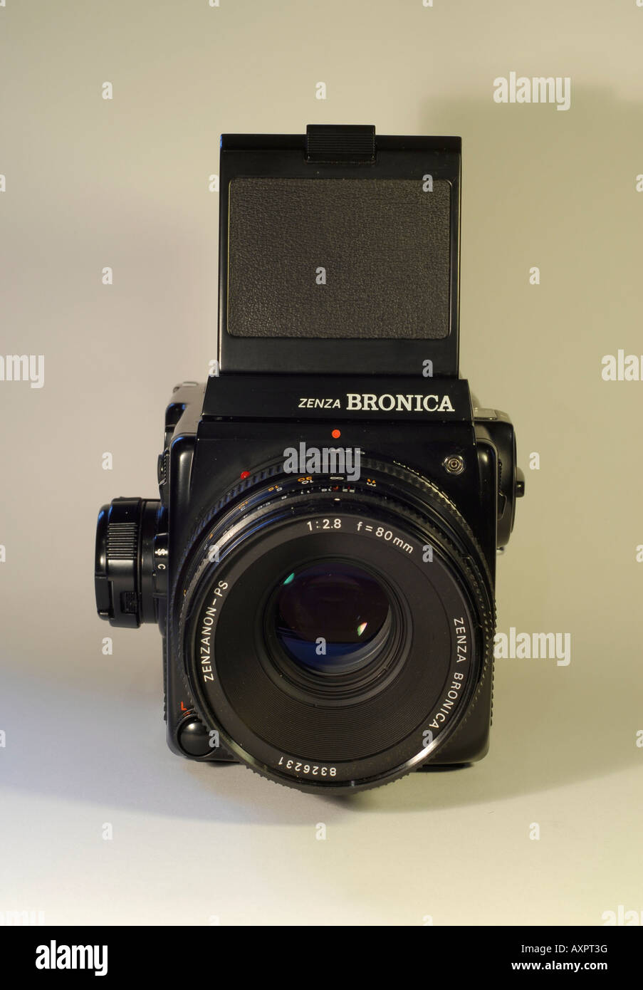Bronica SQAi medium format camera with 80mm PS lens - EDITORIAL USE ONLY Stock Photo