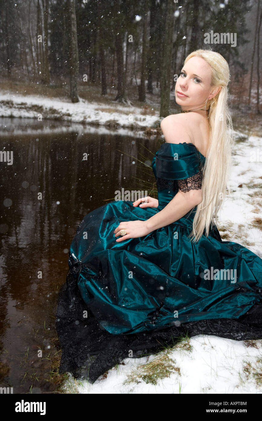 Lady of the lake Stock Photo Alamy