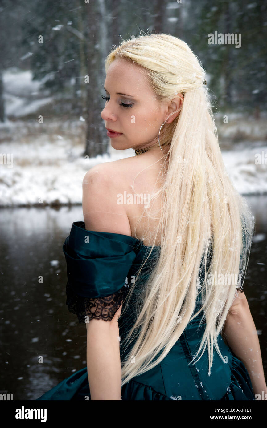 Lady of the lake Stock Photo Alamy
