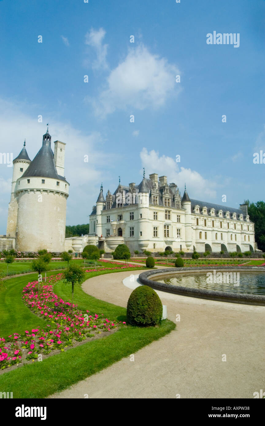 le Chateau des Dames Chenonceau France Stock Photo Alamy
