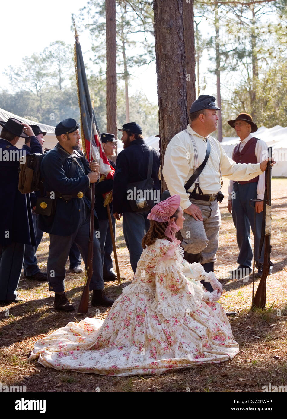 2008 Reenactment of the Civil War Battle of Olustee in Olustee Florida
