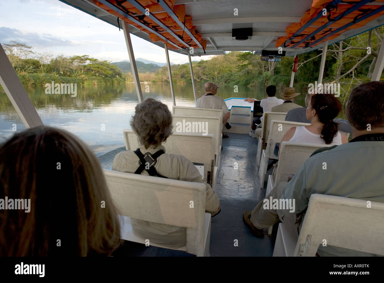 Wildlife boat trip Stock Photo - Alamy