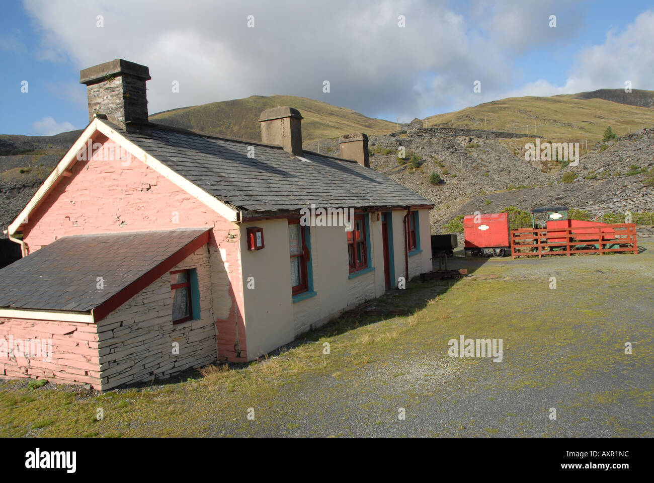 Building Llechwedd Slate Caverns Blaenau Ffestiniog Snowdonia North