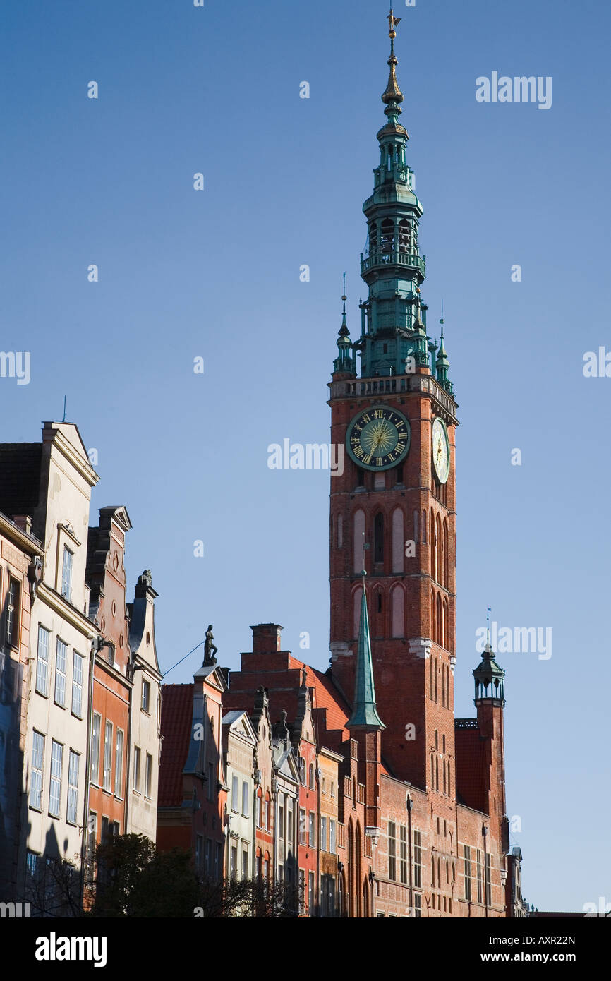 Kosciol Mariacki Tower In Gdansk Stock Photo Alamy
