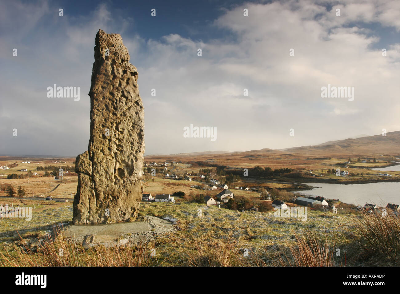 The Duirnish Stone Above The Village of Dunvegan Isle of Skye Scotland