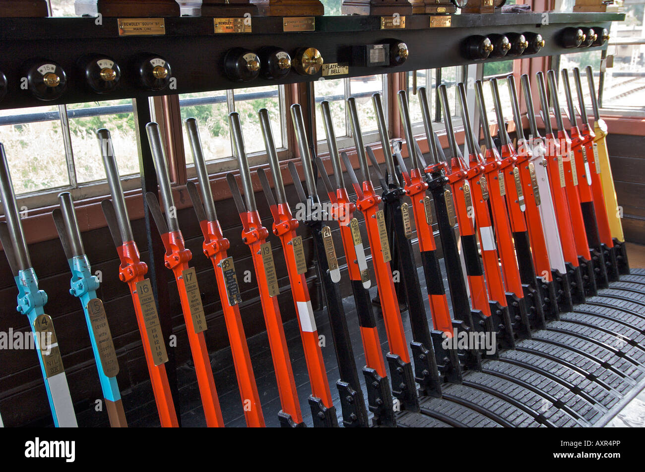 Railway Signal Levers Stock Photos & Railway Signal Levers Stock Images Alamy