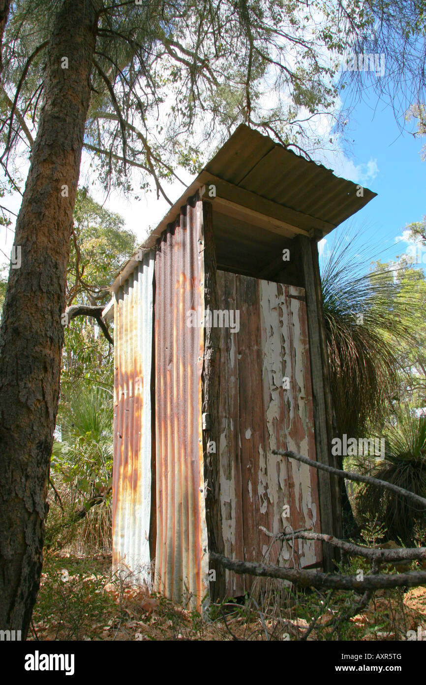 The Australian dunny Stock Photo Alamy