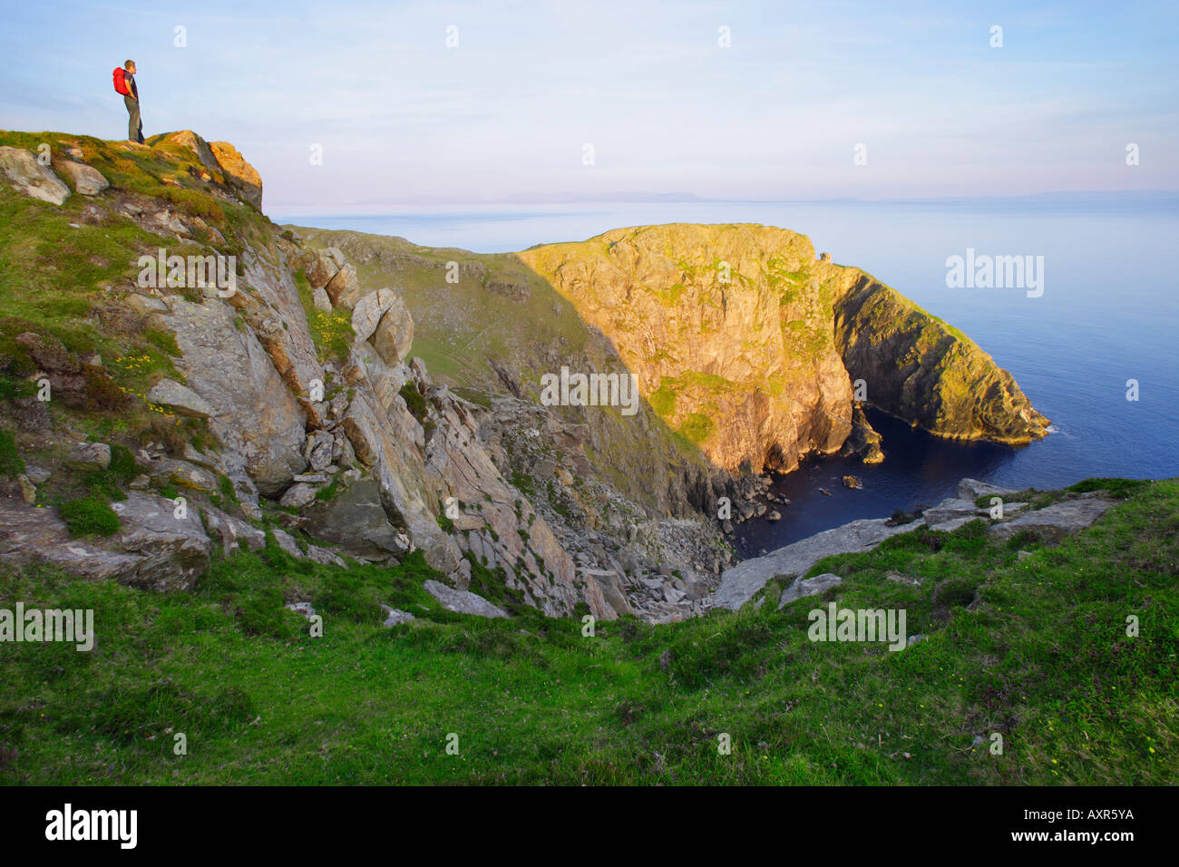 Enjoying the view Stock Photo