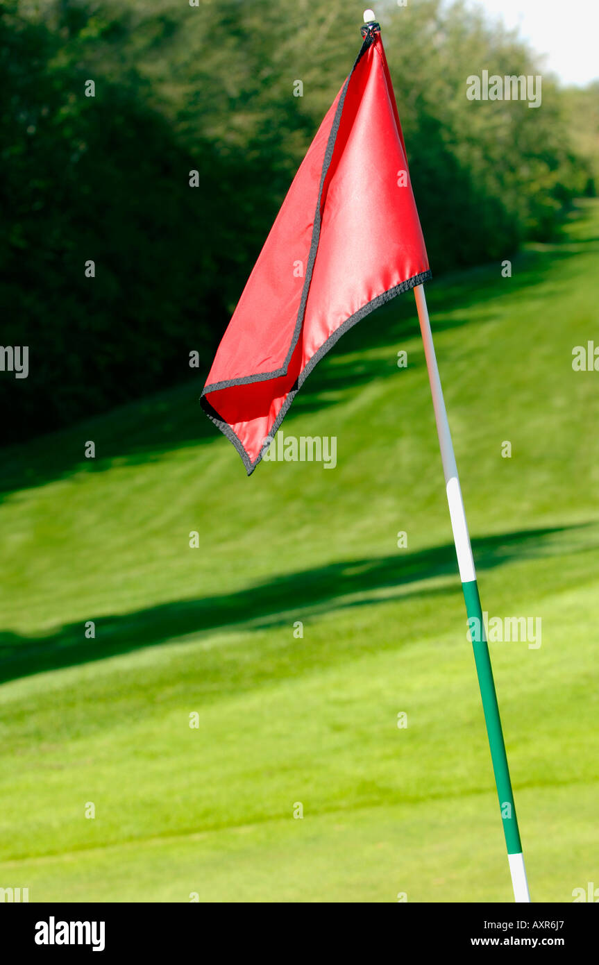 Golf course red flags hires stock photography and images Alamy
